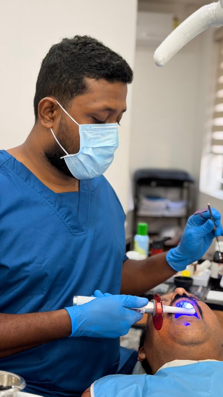 Modern consultation room at Yoha Dental Clinic Kakkanad